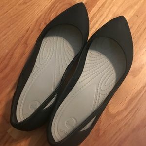 Black Flats, comfortable, crocs, rio flats